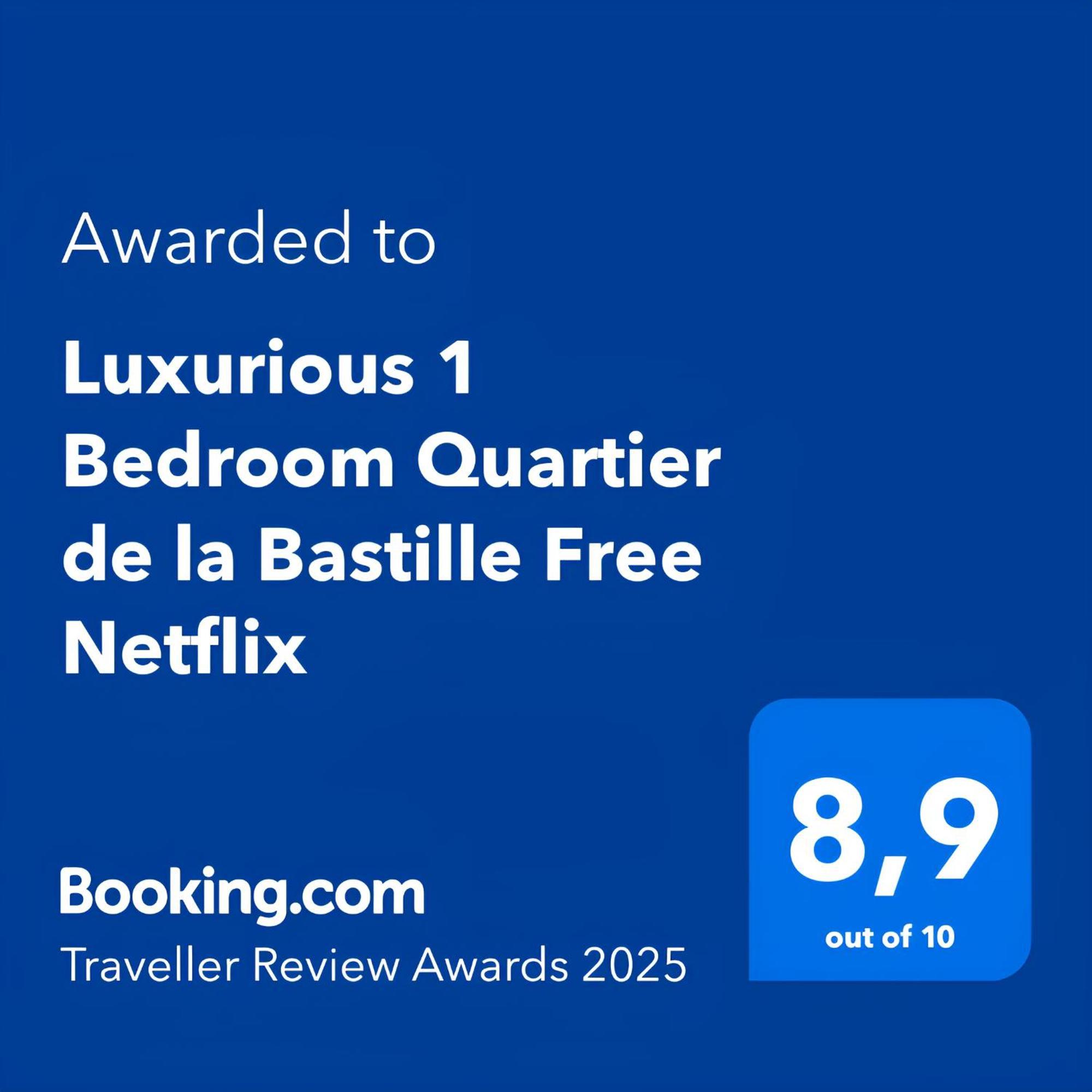 Luxurious 1 Bedroom Quartier De La Bastille Free Netflix ปารีส ภายนอก รูปภาพ